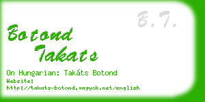 botond takats business card